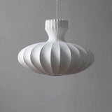 Suspension blanche papier ovale view 7
