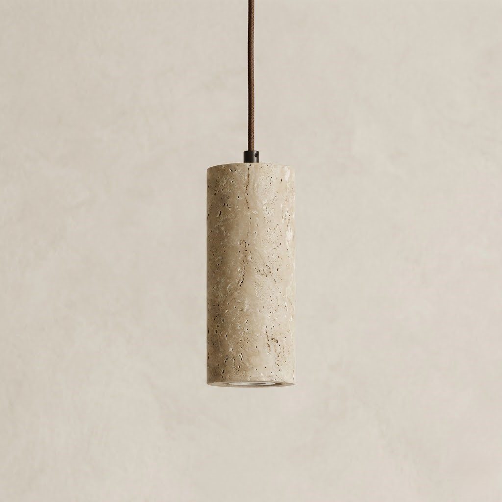 Stone Cylinder Pendant Light view 10