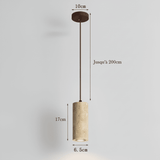 Stone Cylinder Pendant Light view 2