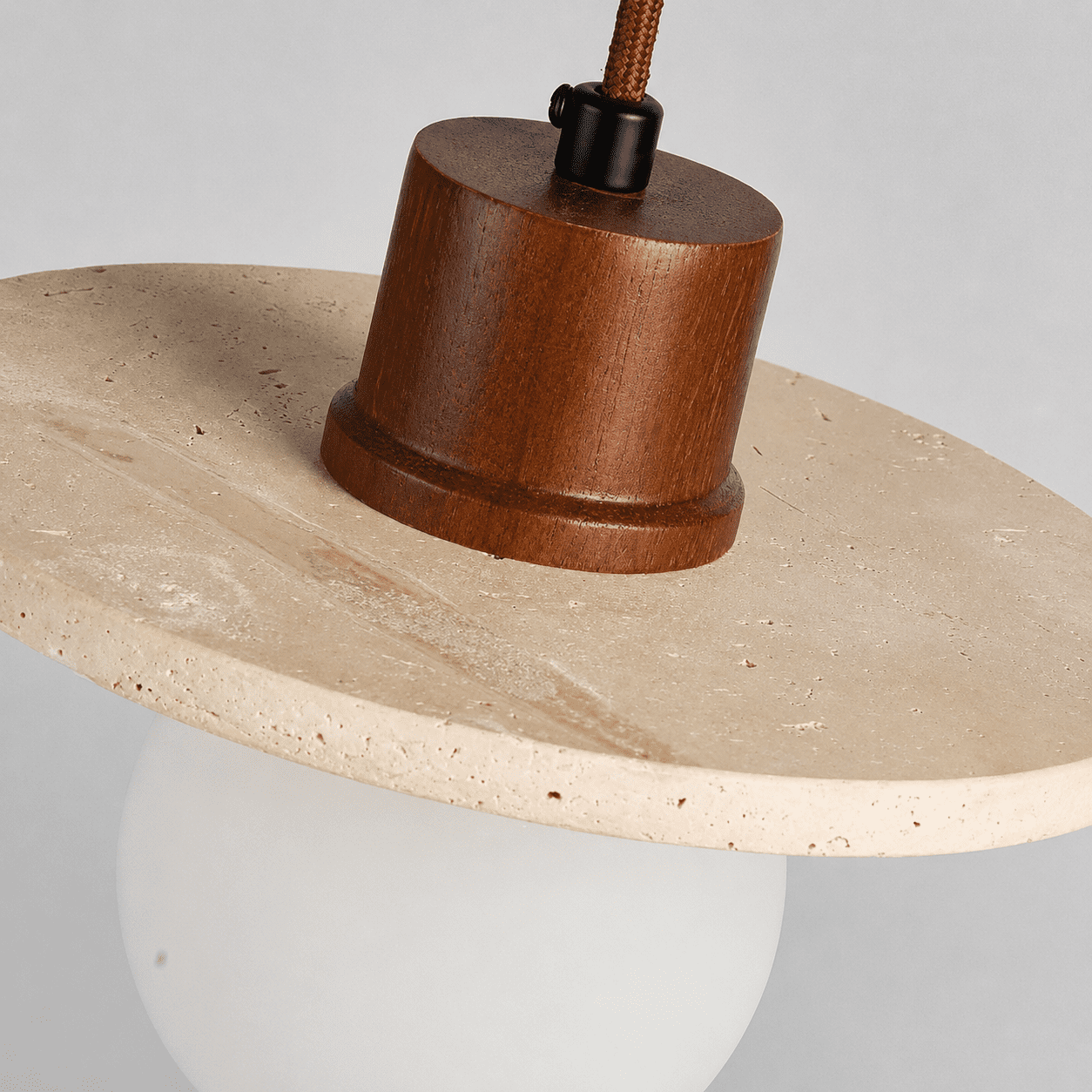 Stone Disc Pendant Light view 4