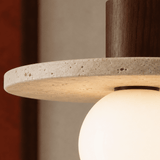 Stone Disc Pendant Light view 7