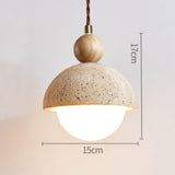 Stone Dome Pendant Light view 2