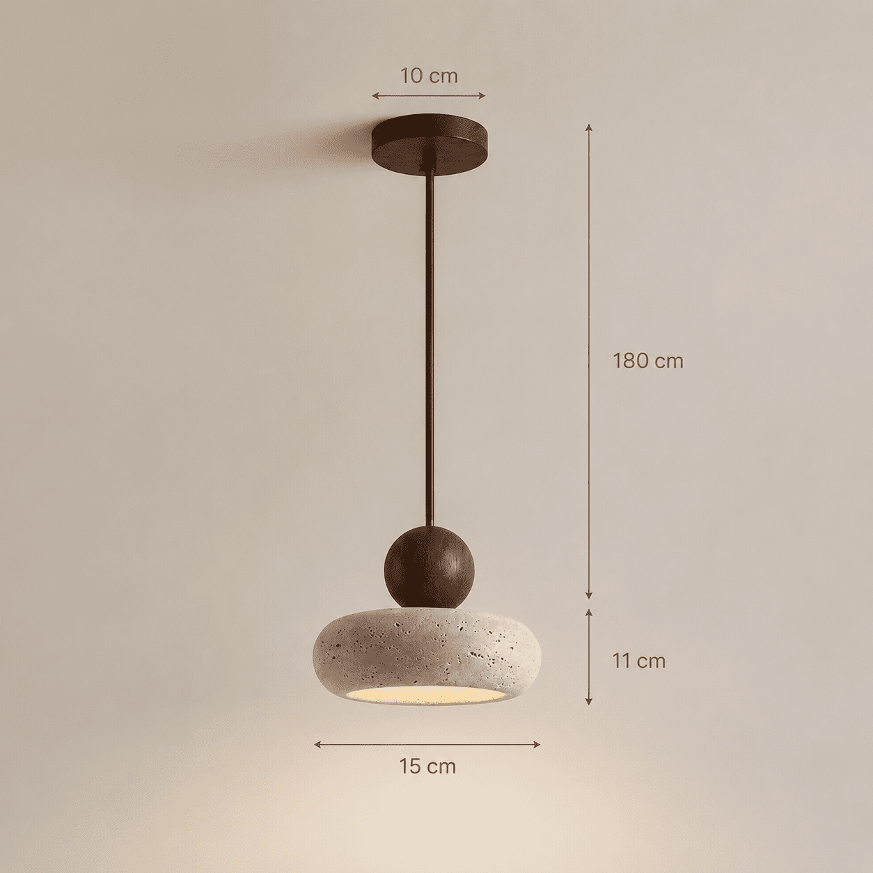 Stone Pendant Light view 9