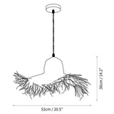 Straw Hat Pendant Light view 5