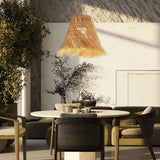 Straw Lampshade view 3