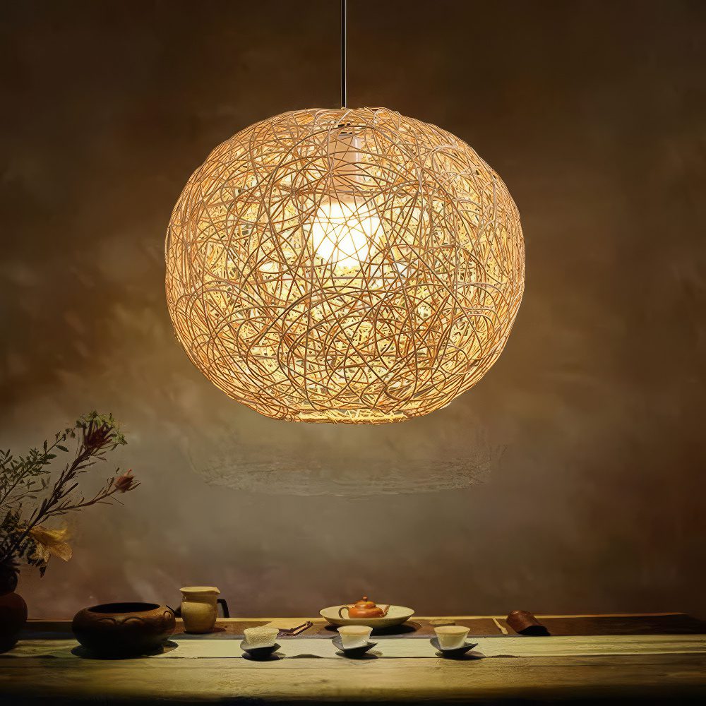 String Ball Pendant Light view 1