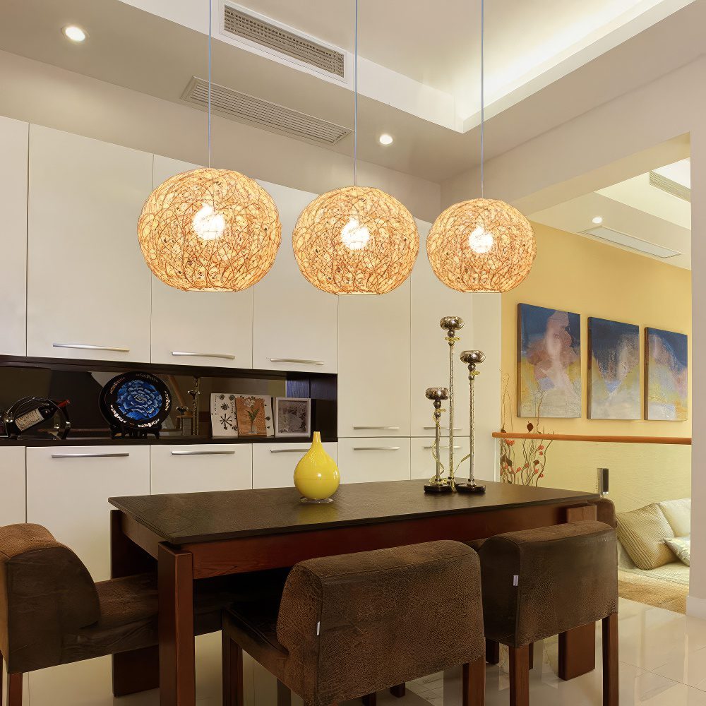 String Ball Pendant Light view 4
