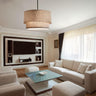 Suspension couleur lin