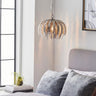 Suspension fleur laurier doré luxe