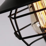 Suspension industrielle lanterne noire view 7
