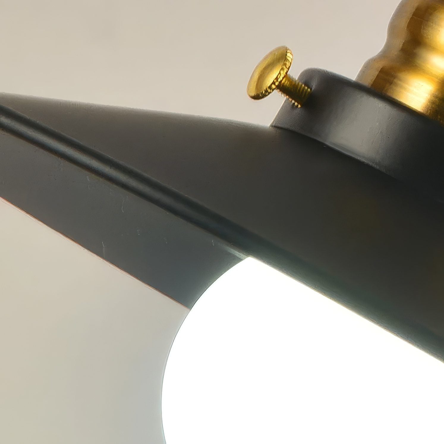 Suspension lampe noir industrielle cuisine view 4