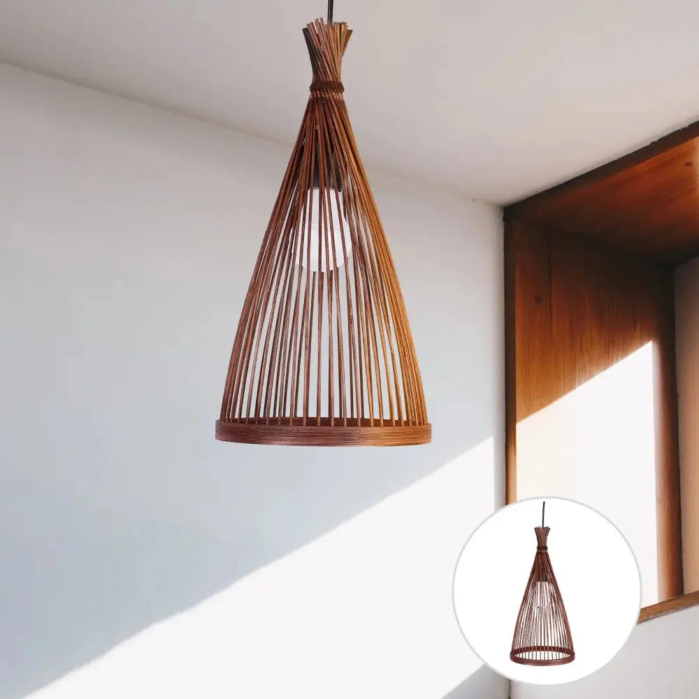 Suspension bambou cône view 6