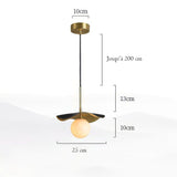 Suspension marbre fleur view 3