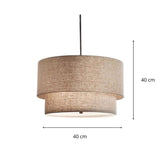 Suspension couleur lin view 2