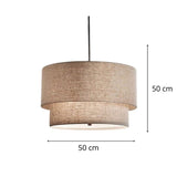 Suspension couleur lin view 3