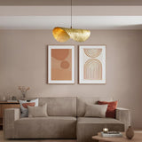 Suspension laiton brossé design view 2