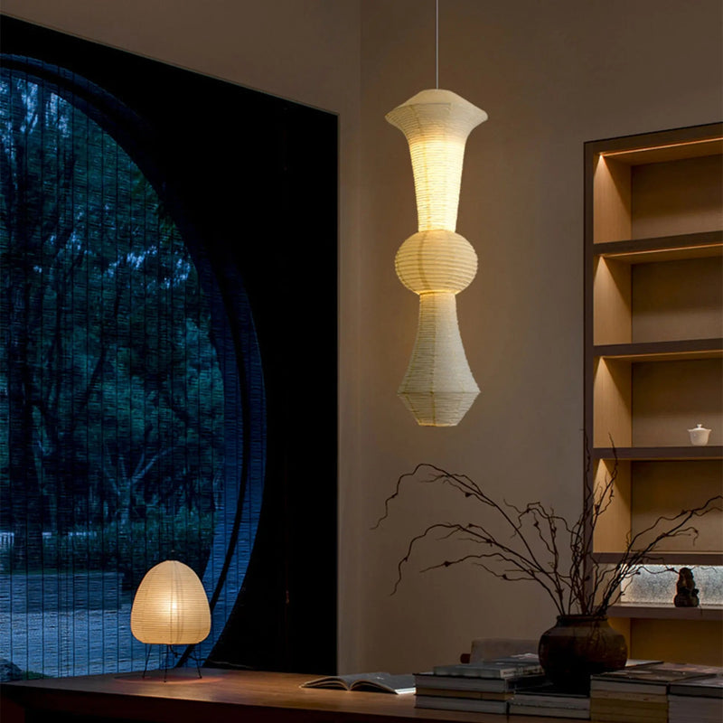 Tall Paper Lantern Pendant