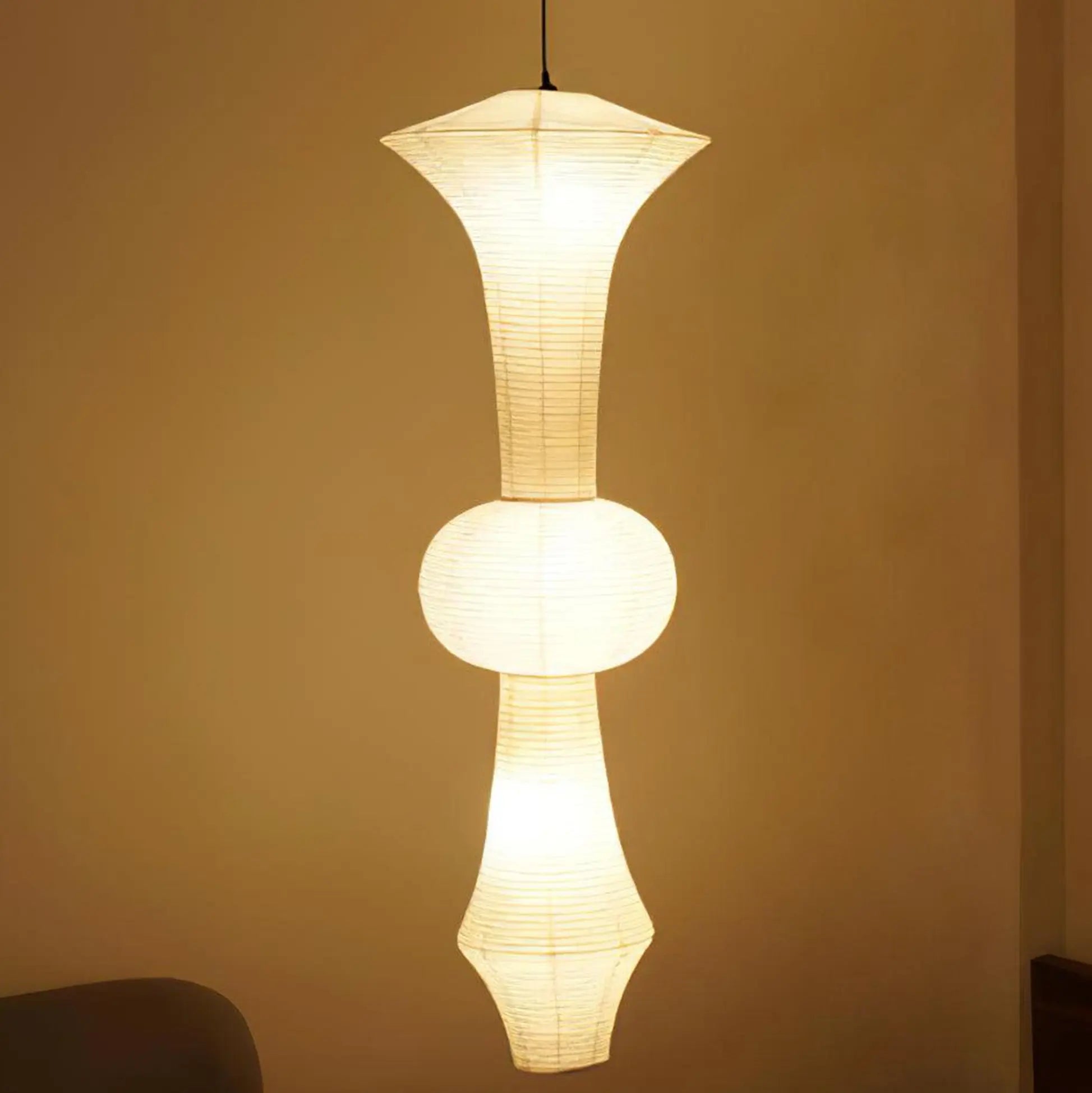 Tall Paper Lantern Pendant view 5