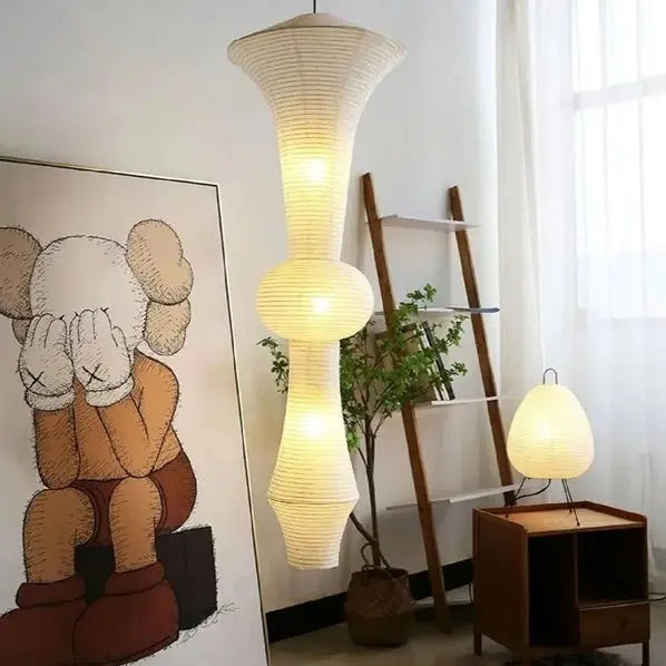 Tall Paper Lantern Pendant view 7