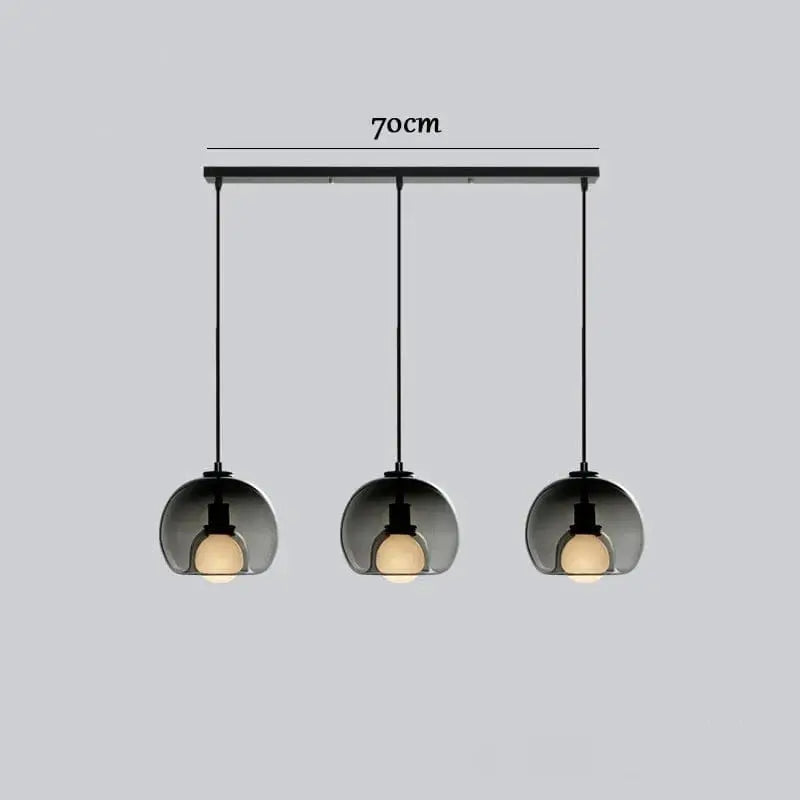 Three Light Cluster Pendant view 3
