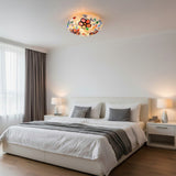 Tiffany Mosaic Ceiling Light view 1