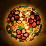 Tiffany Mosaic Ceiling Light view 4