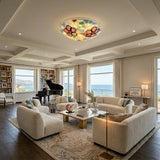 Tiffany Mosaic Ceiling Light view 7