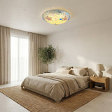 Mosaic Glass Flush Ceiling Light view 5