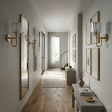 Crystal Glass and Gold Wall Light view 4