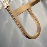 Crystal Glass and Gold Wall Light view 9
