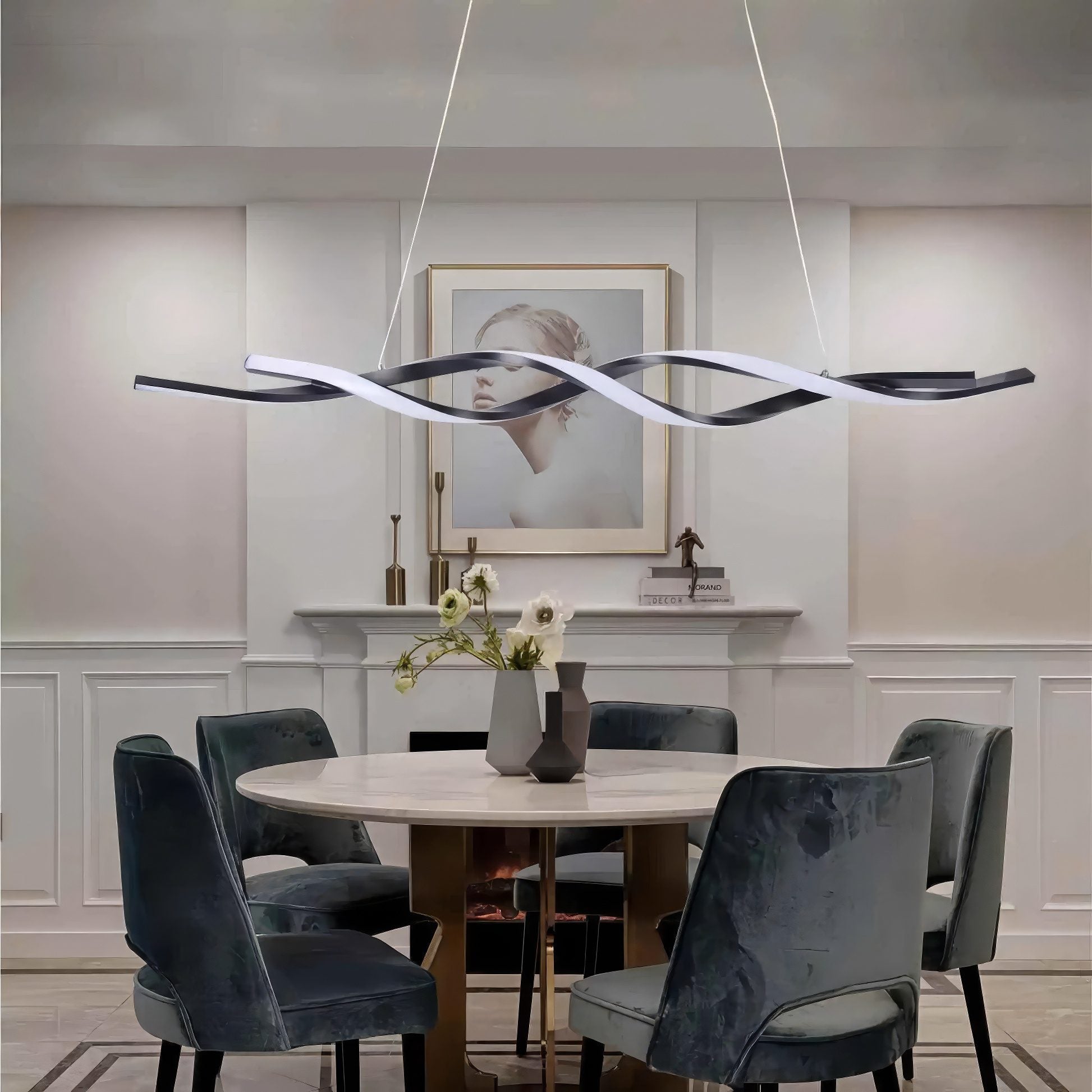 Twist Minimalist Pendant Light view 12