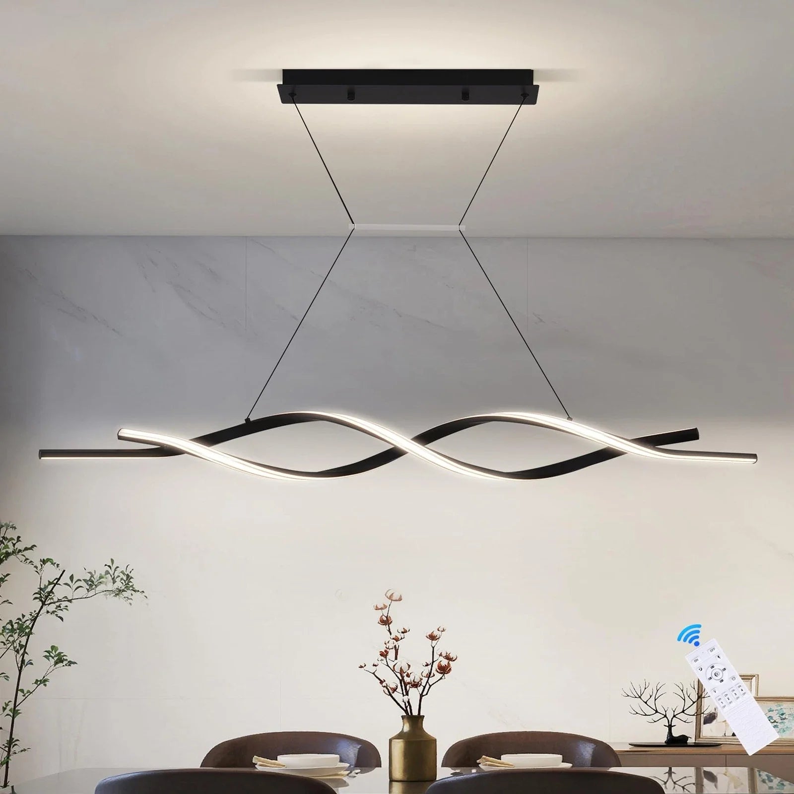 Twist Minimalist Pendant Light view 3