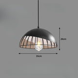 Suspension métal noir design view 6