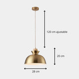 Vintage Brass Pendant Lights view 3