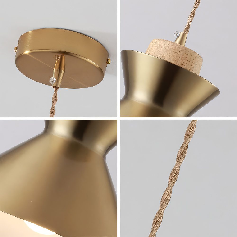 Vintage Brass Pendant Lights view 4