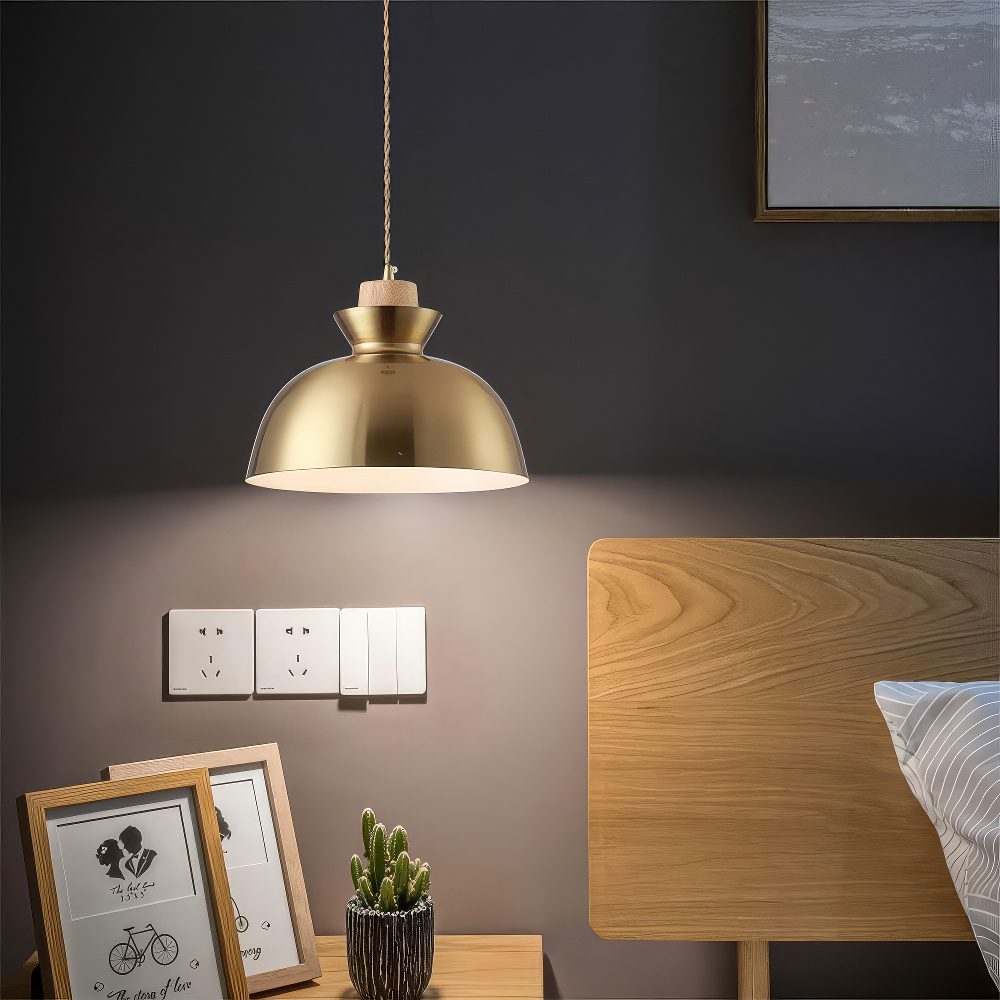 Vintage Brass Pendant Lights view 8