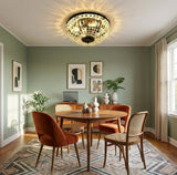 Vintage Crystal Ceiling Light view 5