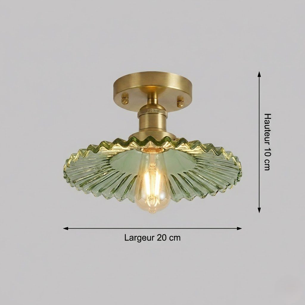 Vintage Glass Ceiling Light view 14