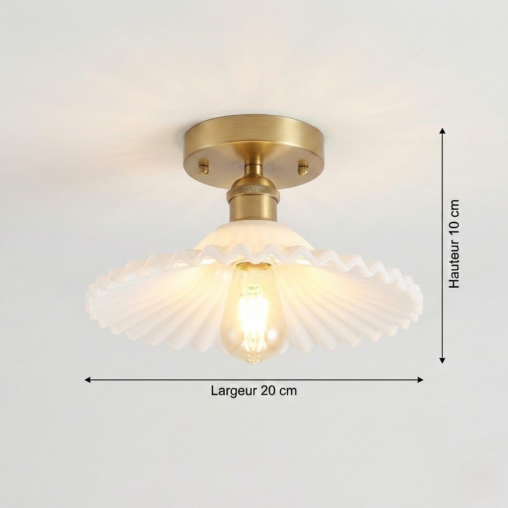Vintage Glass Ceiling Light view 4