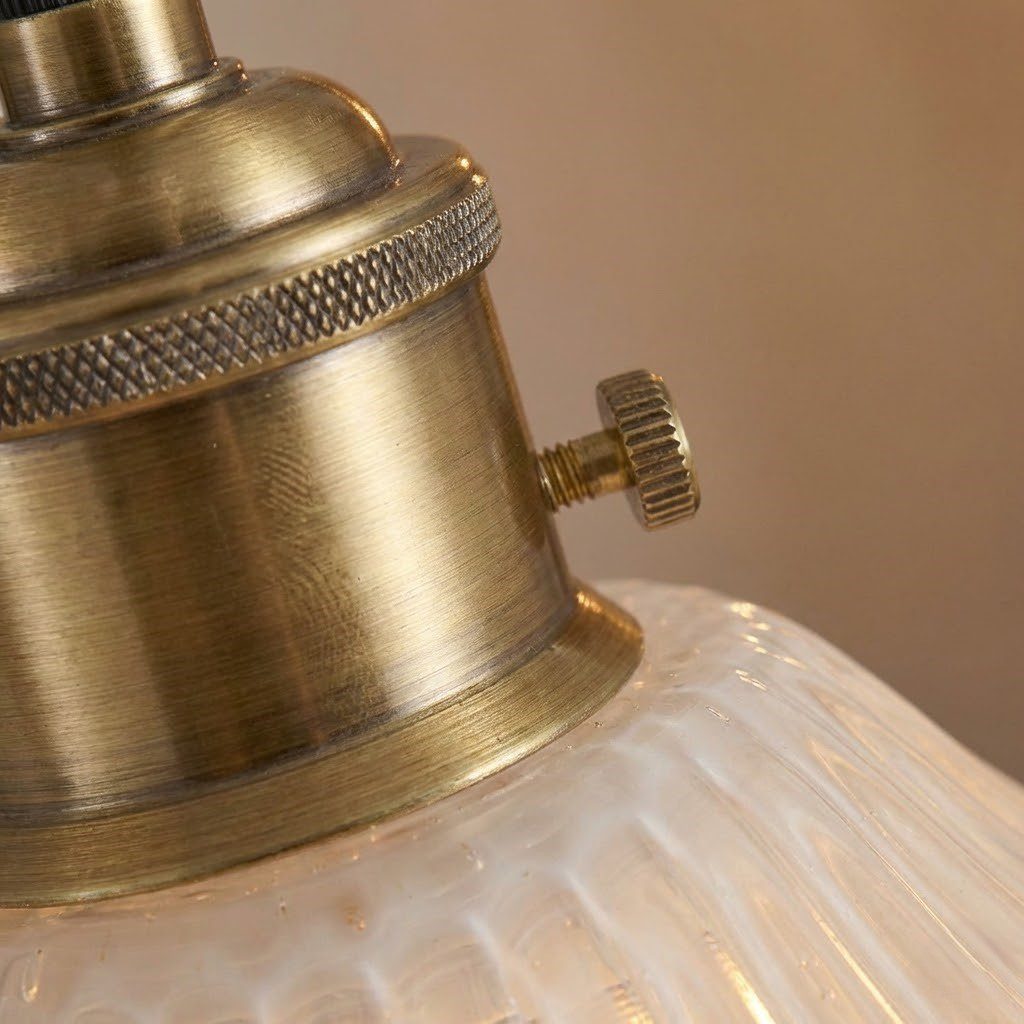 Vintage Glass Ceiling Light view 7