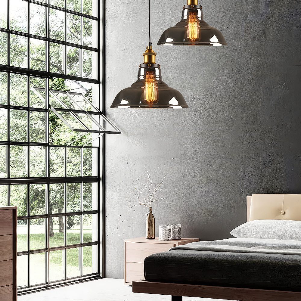 Vintage Glass Pendant Light view 4