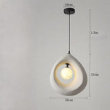 Wabi Sabi Teardrop Pendant Light view 7
