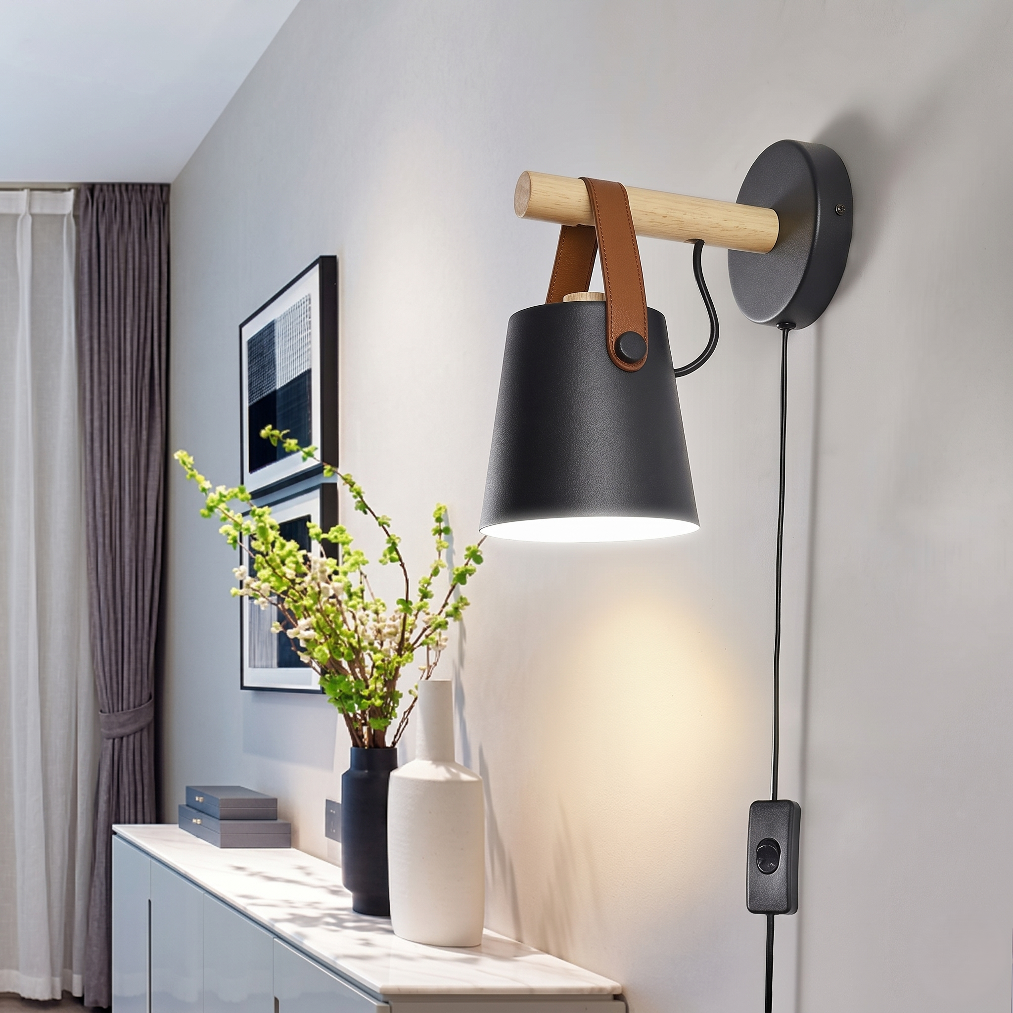 Wall Lights That Plug In view 4