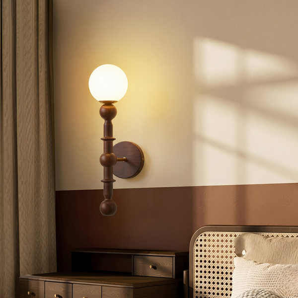 Wall Sconce with Wood