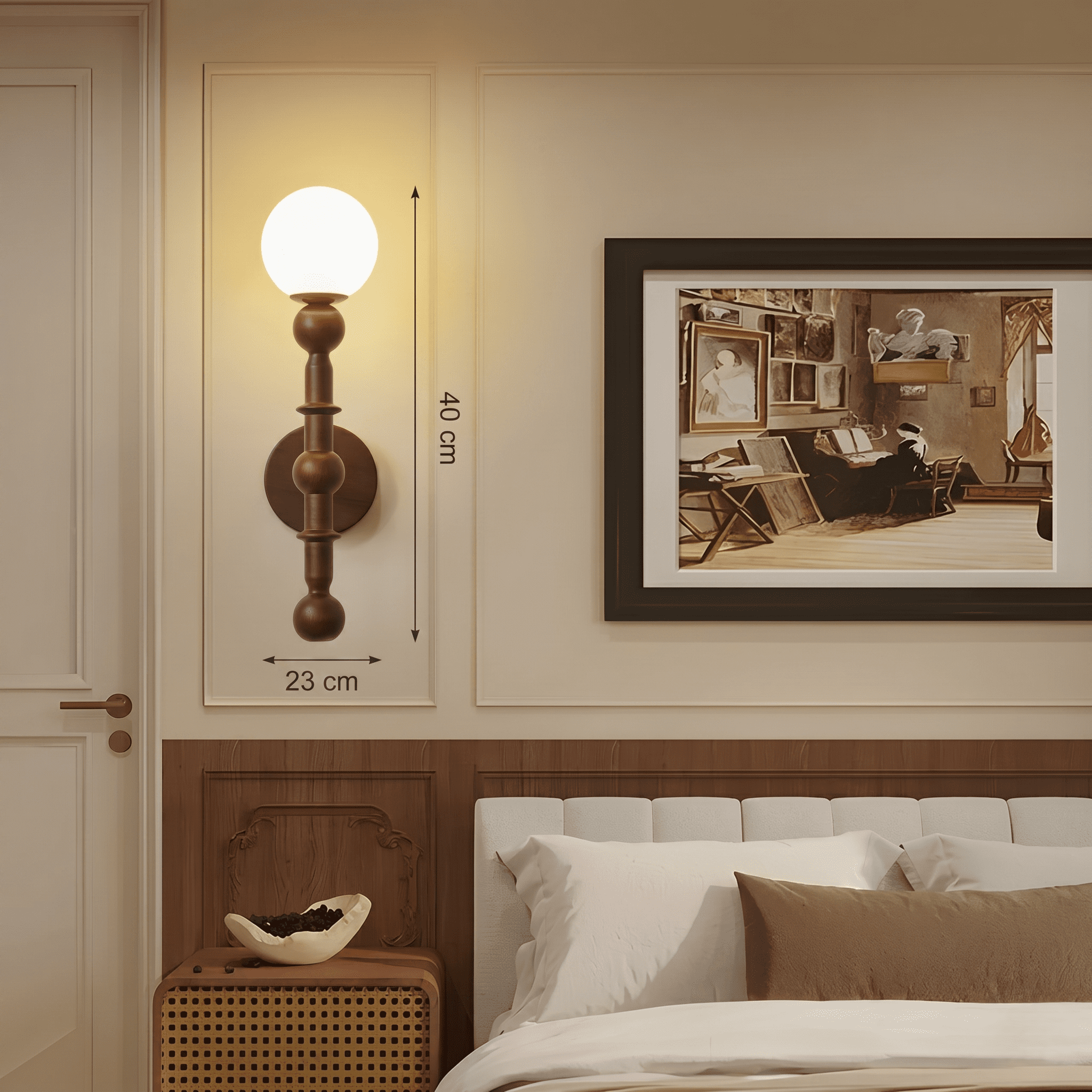 Wall Sconce with Wood view 8