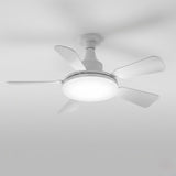 White Ceiling Fan with Light view 2