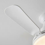White Ceiling Fan with Light view 5