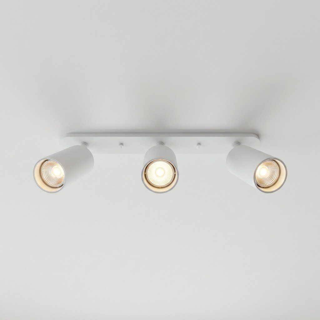 White Ceiling Spotlights view 2