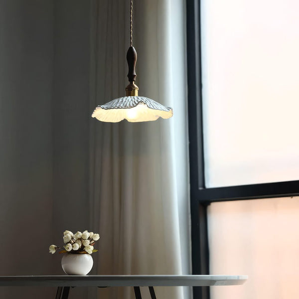 White Ceramic Pendant Light
