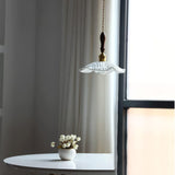 White Ceramic Pendant Light view 3
